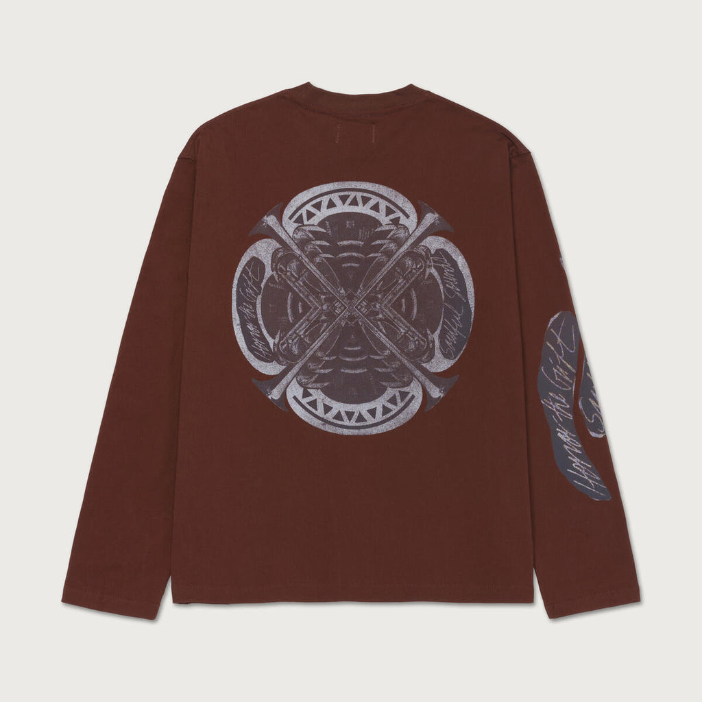Honor The Gift Music Collage LS Tee