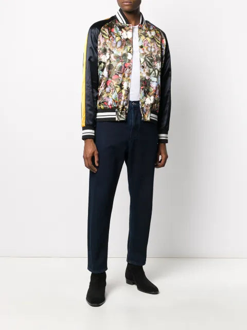 Valentino Garavani butterfly-print bomber jacket