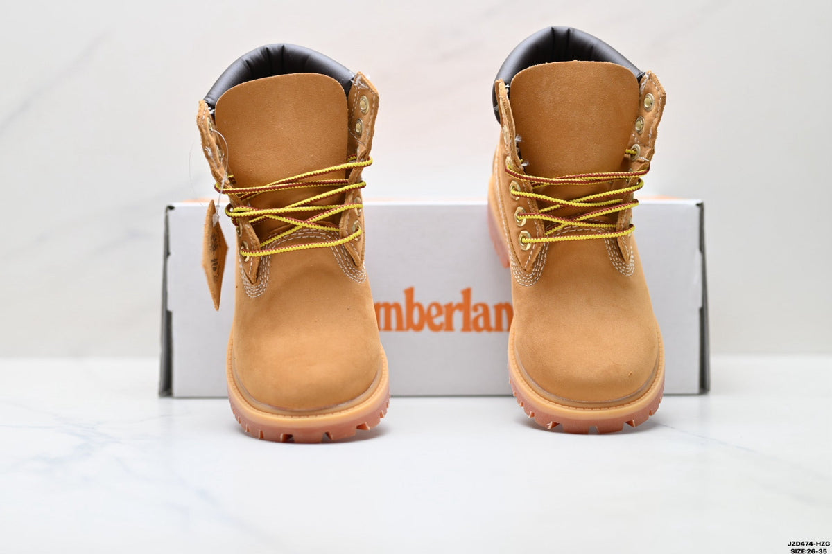 Timberland Wheat Kids Premium Leather Boot