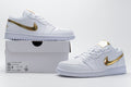 Air Jordan 1 Low White Metallic Gold Reps Sneaker CZ4776-100