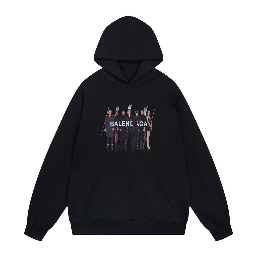 Balenciaga Couples Print Hoodie
