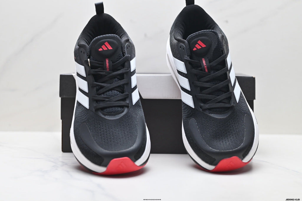 Adidas Men's Running Shoes #7 - 2 Colorways incl. Black/Red & White/Pink