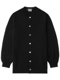 Black Comme Des Garçons wool cardigan