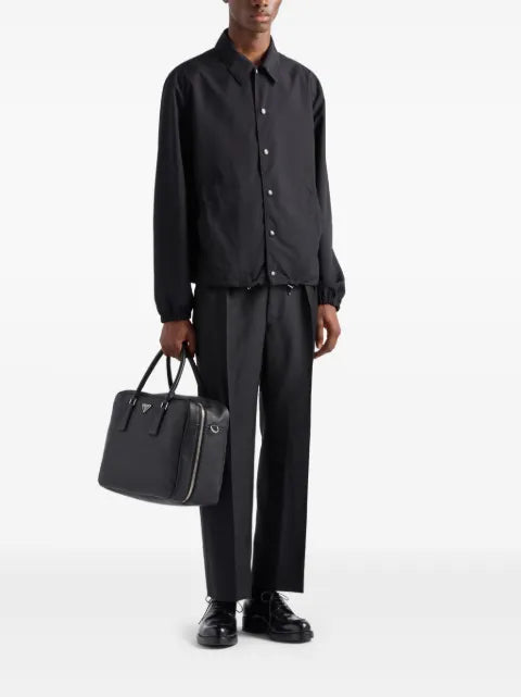 Prada drop-shoulder shirt jacket