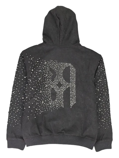 BIRTH OF ROYAL CHILD pearl-embellished zip-up hoodie