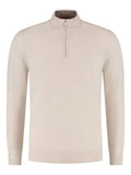 Gran Sasso high-neck half-zip sweater
