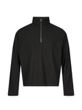 Another Aspect ribbed-knit half-zip sweater