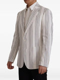 Dolce & Gabbana pinstripe single-breasted blazer