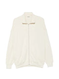 Auralee zip-up cotton sweater