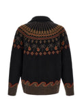 Alanui Fair Isle jacquard-knit cardigan