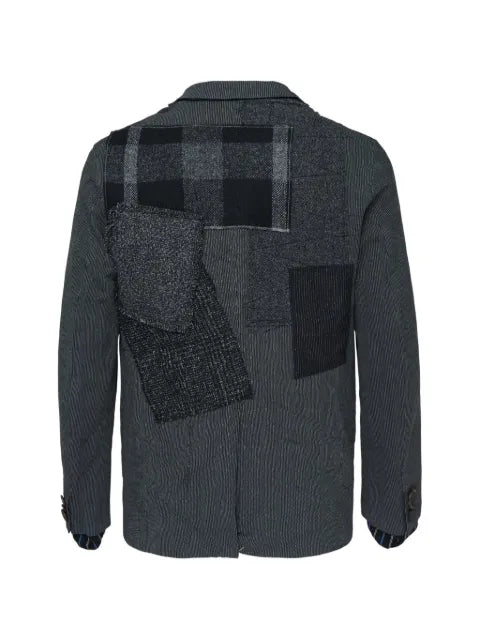 Junya Watanabe MAN patchwork notched-lapel jacket