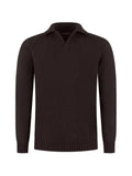 Zanone raglan-sleeve polo-collar sweater