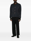 LOÏS DIONISIO herringbone button-up shirt jacket
