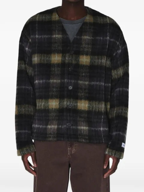 Dr. Denim Julian check-pattern cardigan