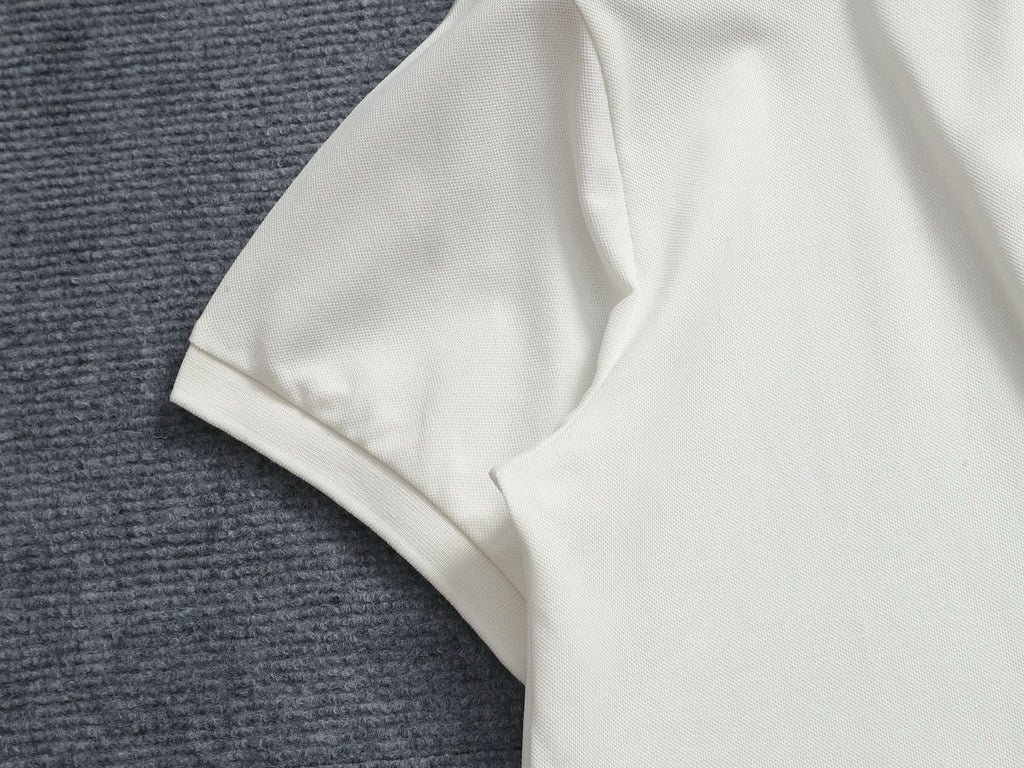 Ralph Lauren Men's White Short‑Sleeve Classic Polo Shirt With Embroidered Pony Logo