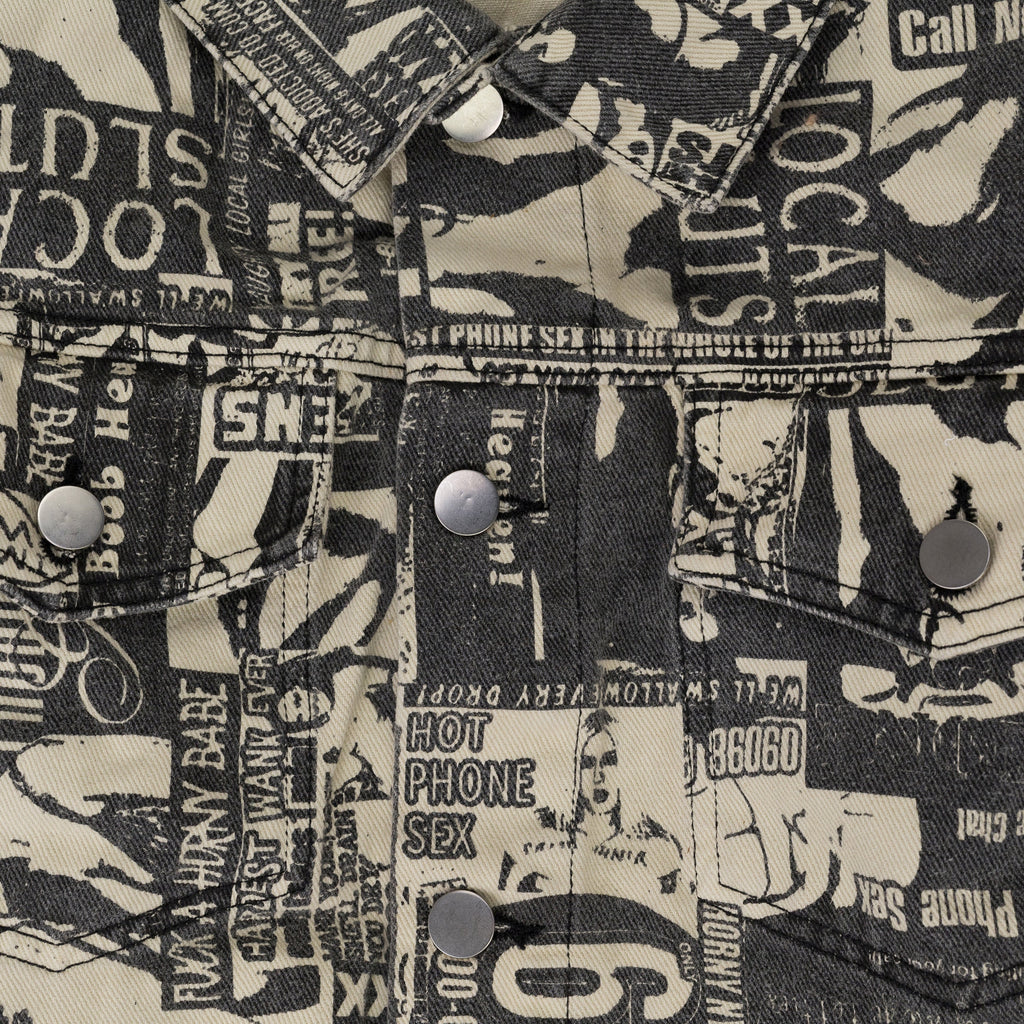 Beige Printed Jacket