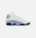 Air Jordan 13 Retro Blue Grey Big Kids' Sneakers - White / Blue Grey / Black / Yellow Ochre