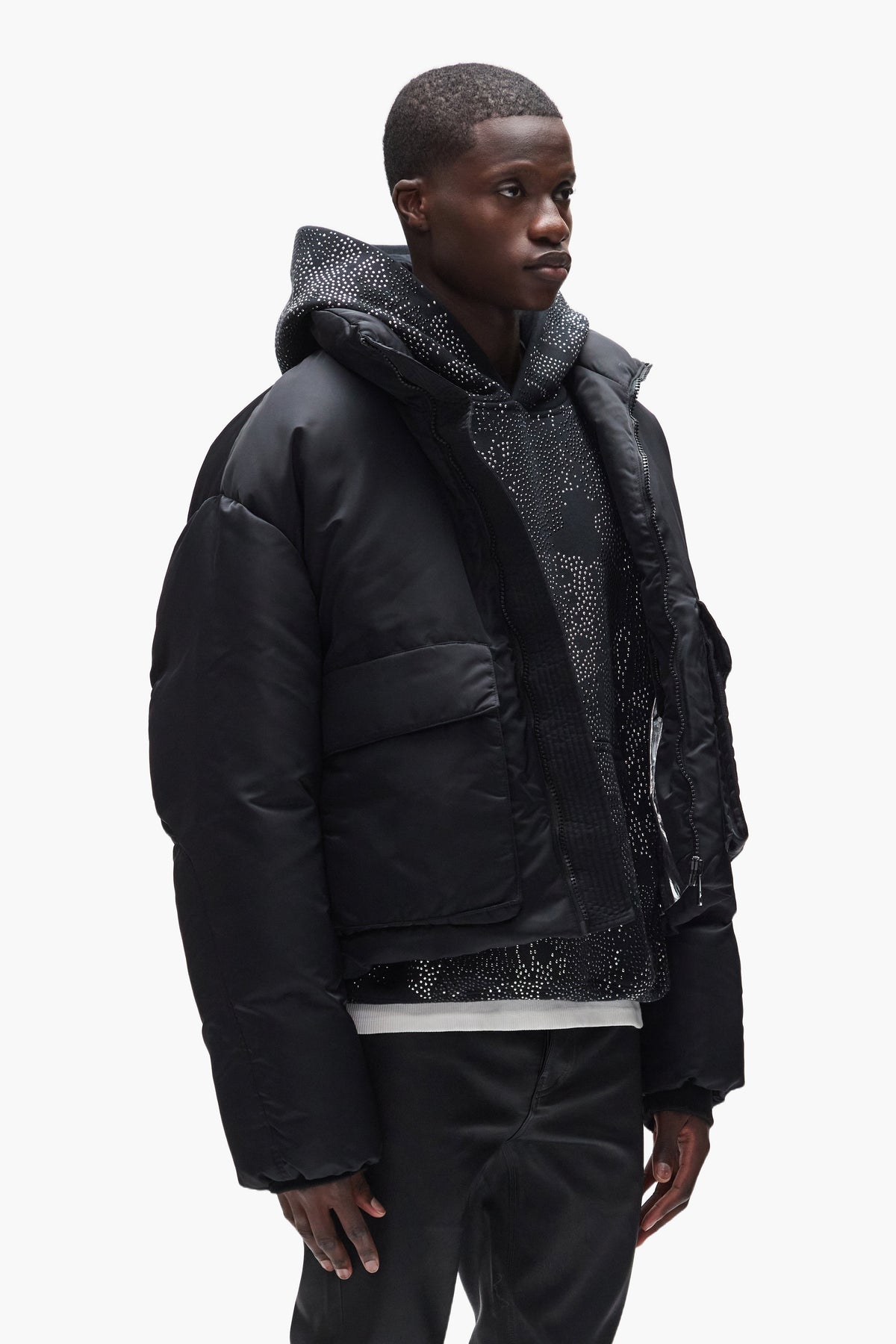 Twill Puffer Jacket