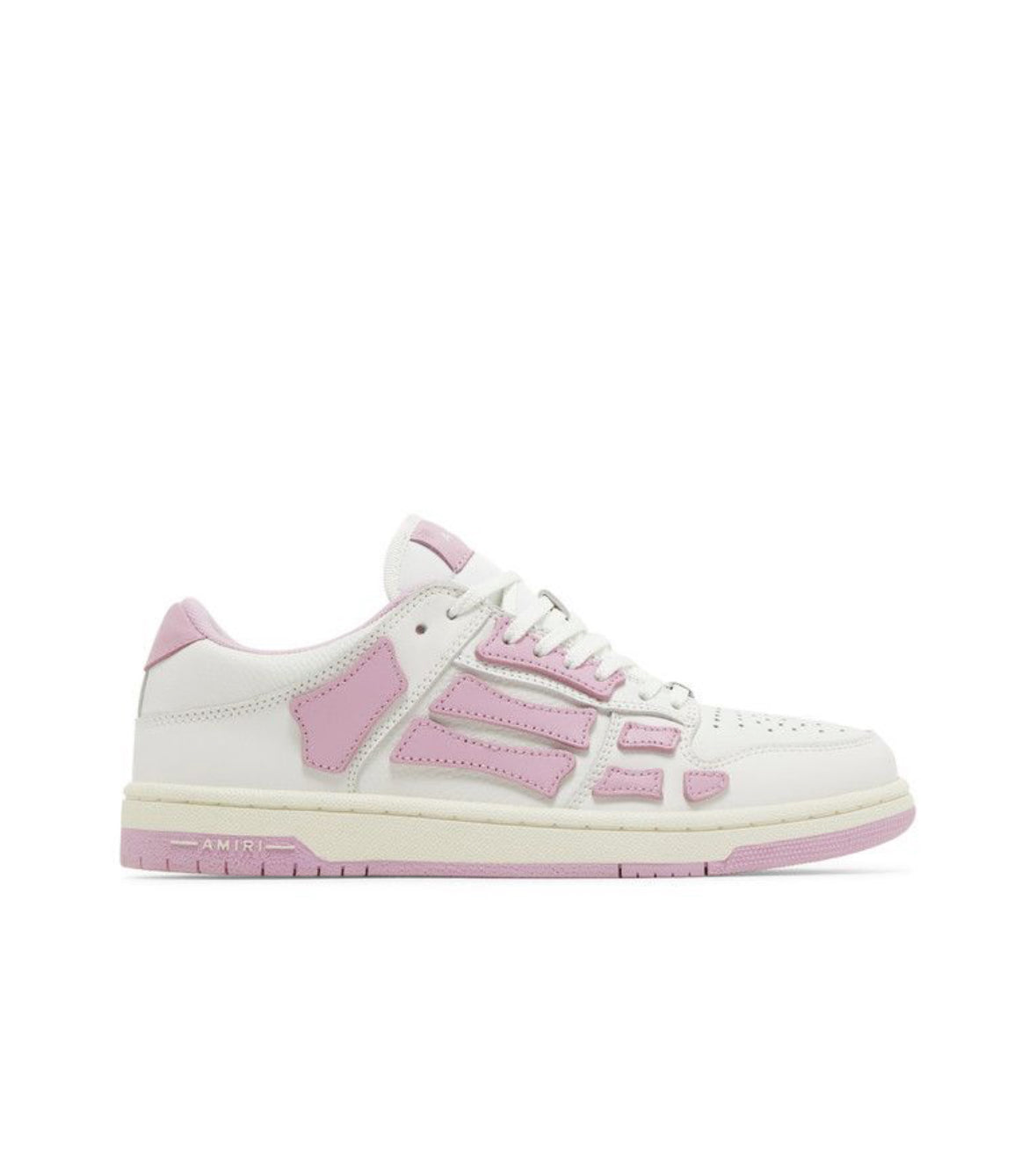 AMIRI Wmns Skel Top Low White Pink