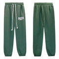 Denim Tears Dark Green Embroidered Drawstring Jogger Pants