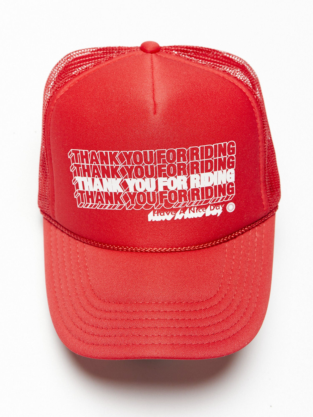 TY FOR RIDING TRUCKER HAT