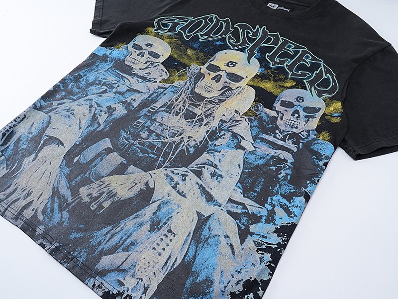Godspeed Skull & Blue Eye Graphic T-Shirt