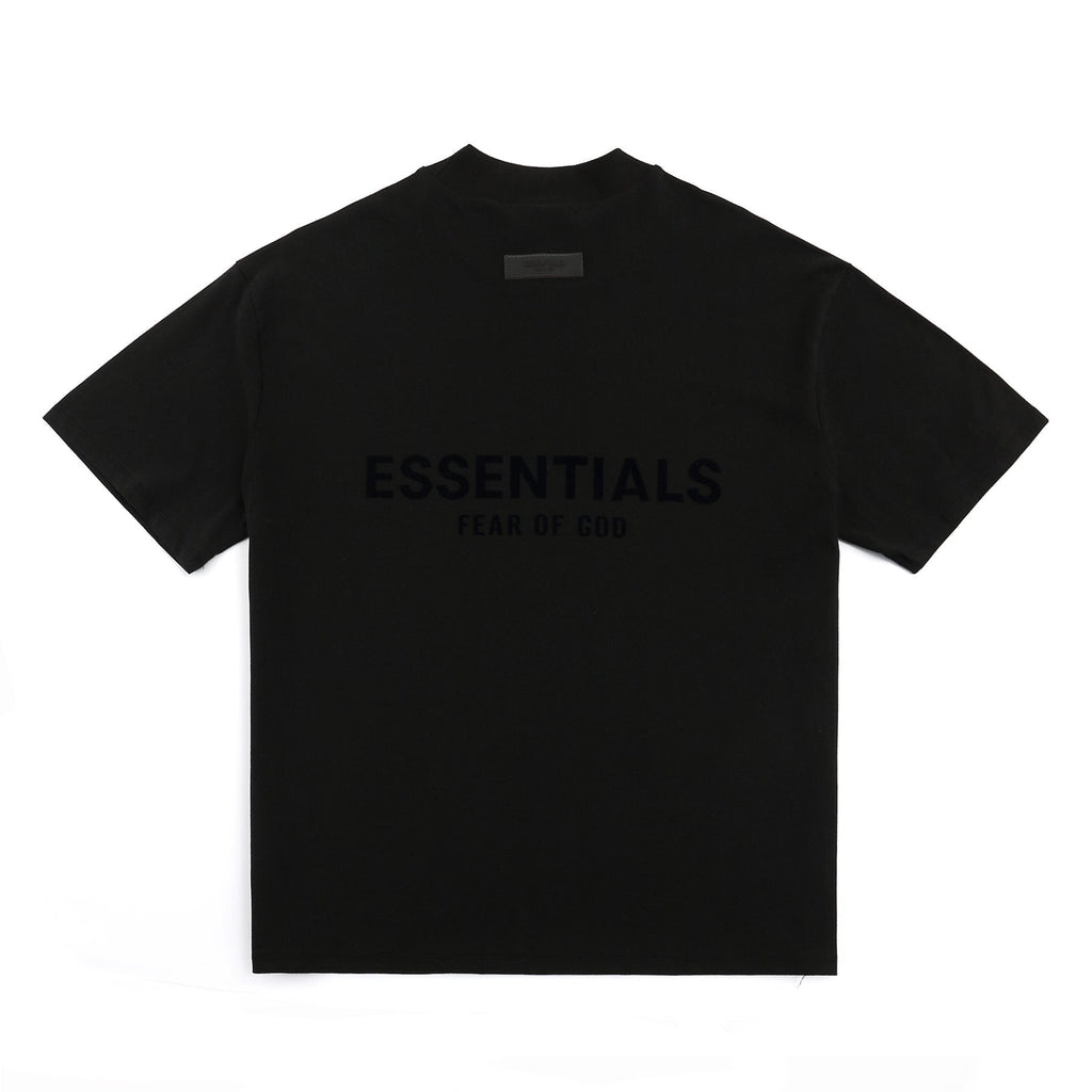 ESSENTIALS Flocked Logo Graphic T-Shirt