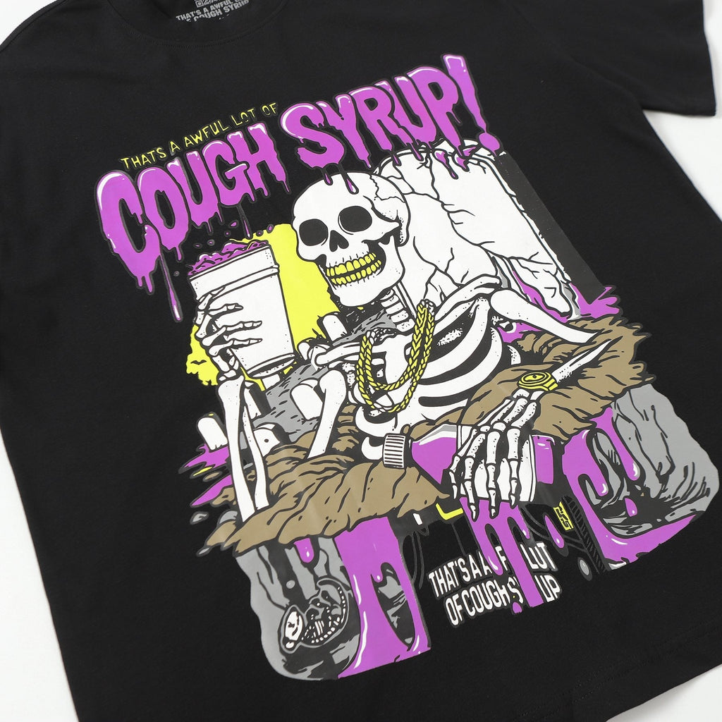 THAT'S A AWFUL LOT OF COUGH SYRUP Skeleton Graphic T-Shirt