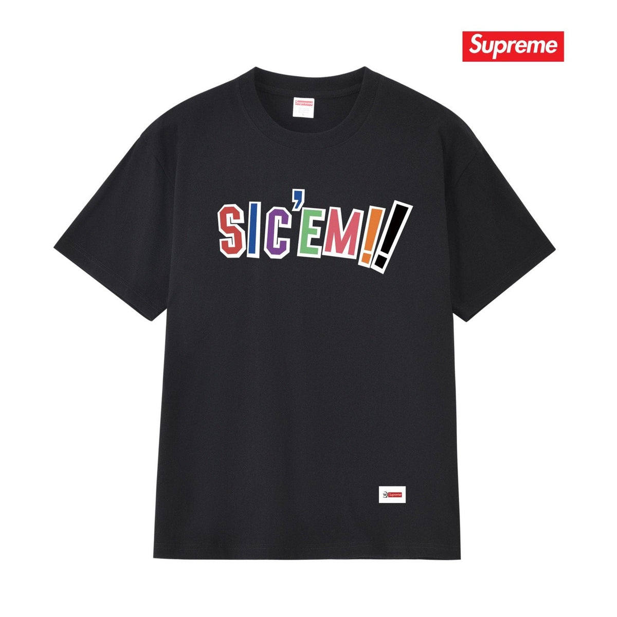 Supreme SIC'EM Street As Usual Graphic T-Shirt