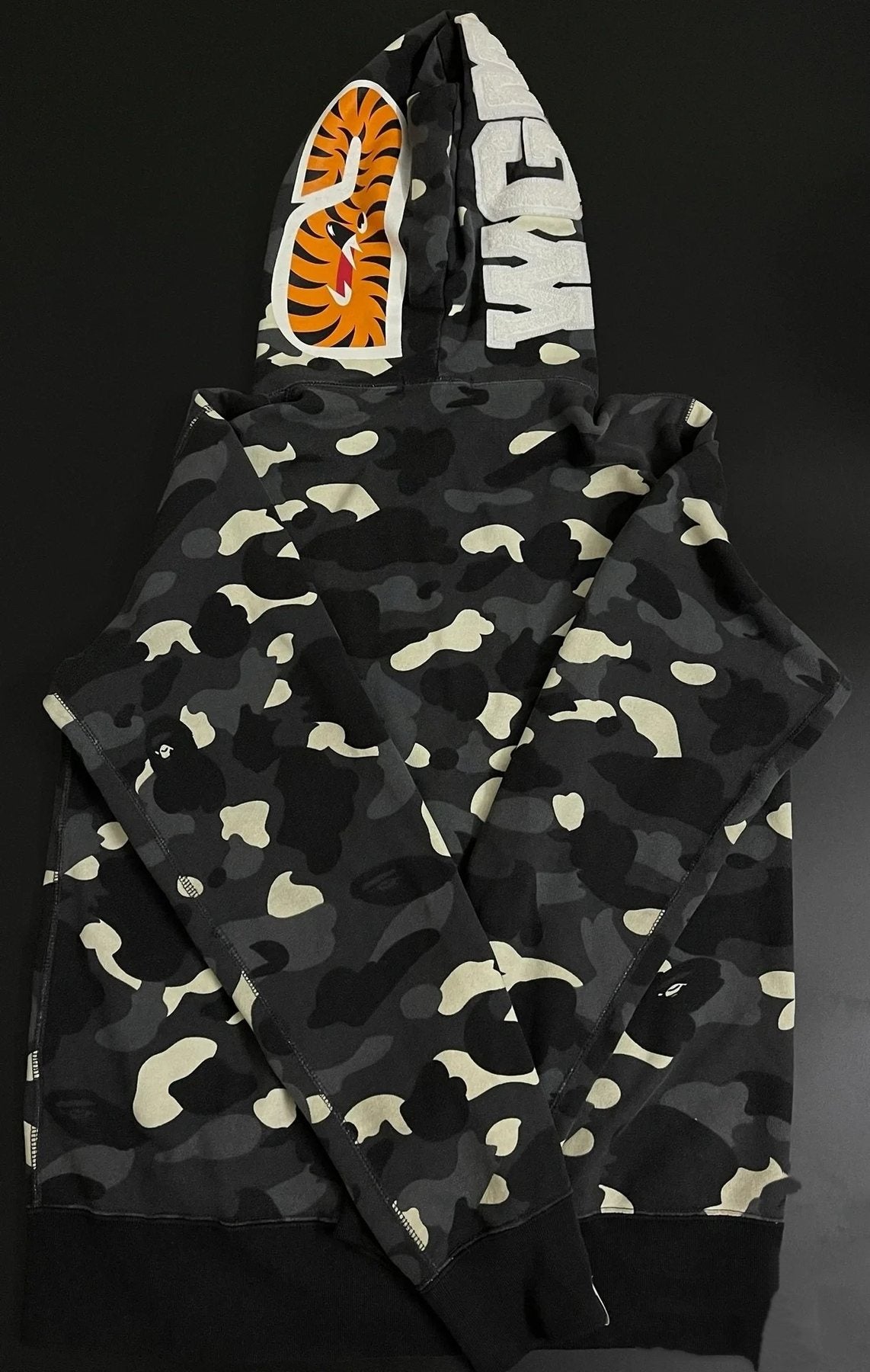 BAPE Shark Full-Zip Camo Hoodie
