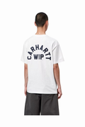 CARHARTT WIP ARCH SCRIPT T-SHIRT White / Dark Navy
