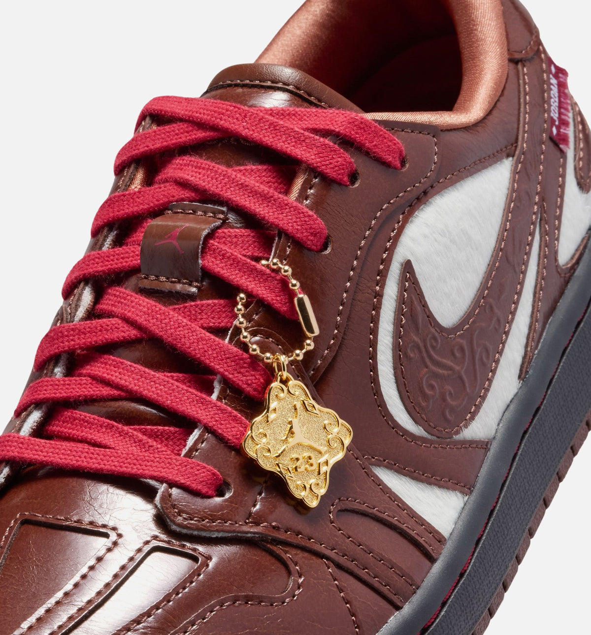 Air Jordan 1 Low Lunar New Year Women's Lifestyle Shoes - Light Chocolate/Black