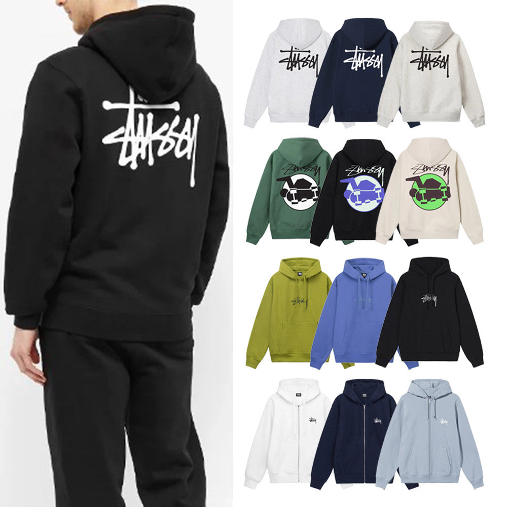 Stussy Basic Hoodie - Navy