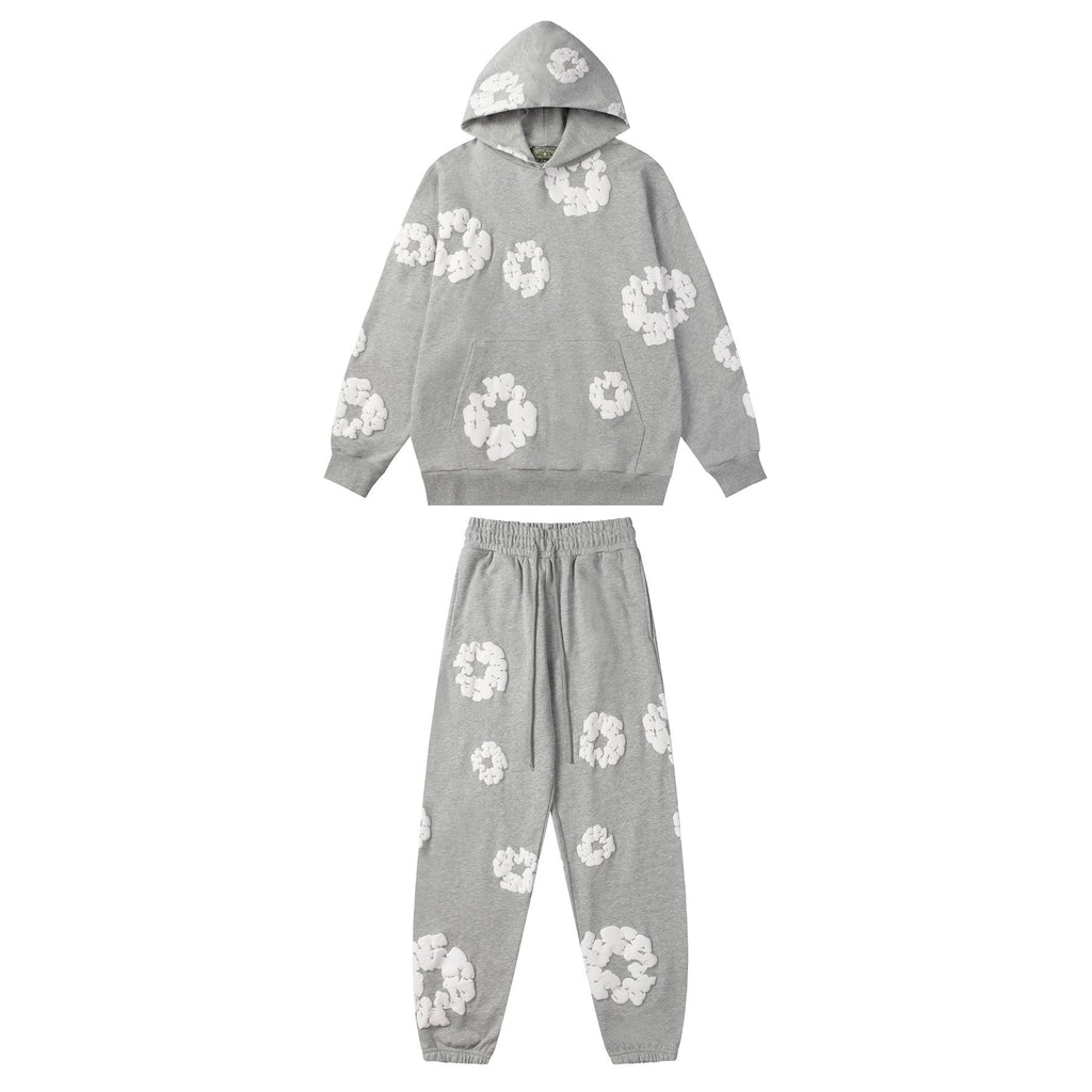 DENIM TEARS Floral Graphic Hoodie & Sweatpants Set