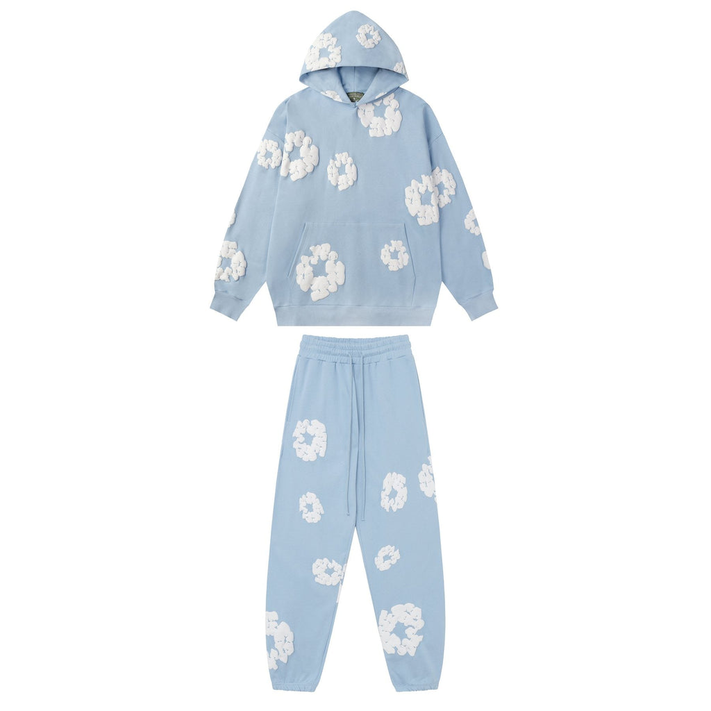 DENIM TEARS Floral Graphic Hoodie & Sweatpants Set