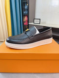 Louis Vuitton Textured Slip-On Shoes