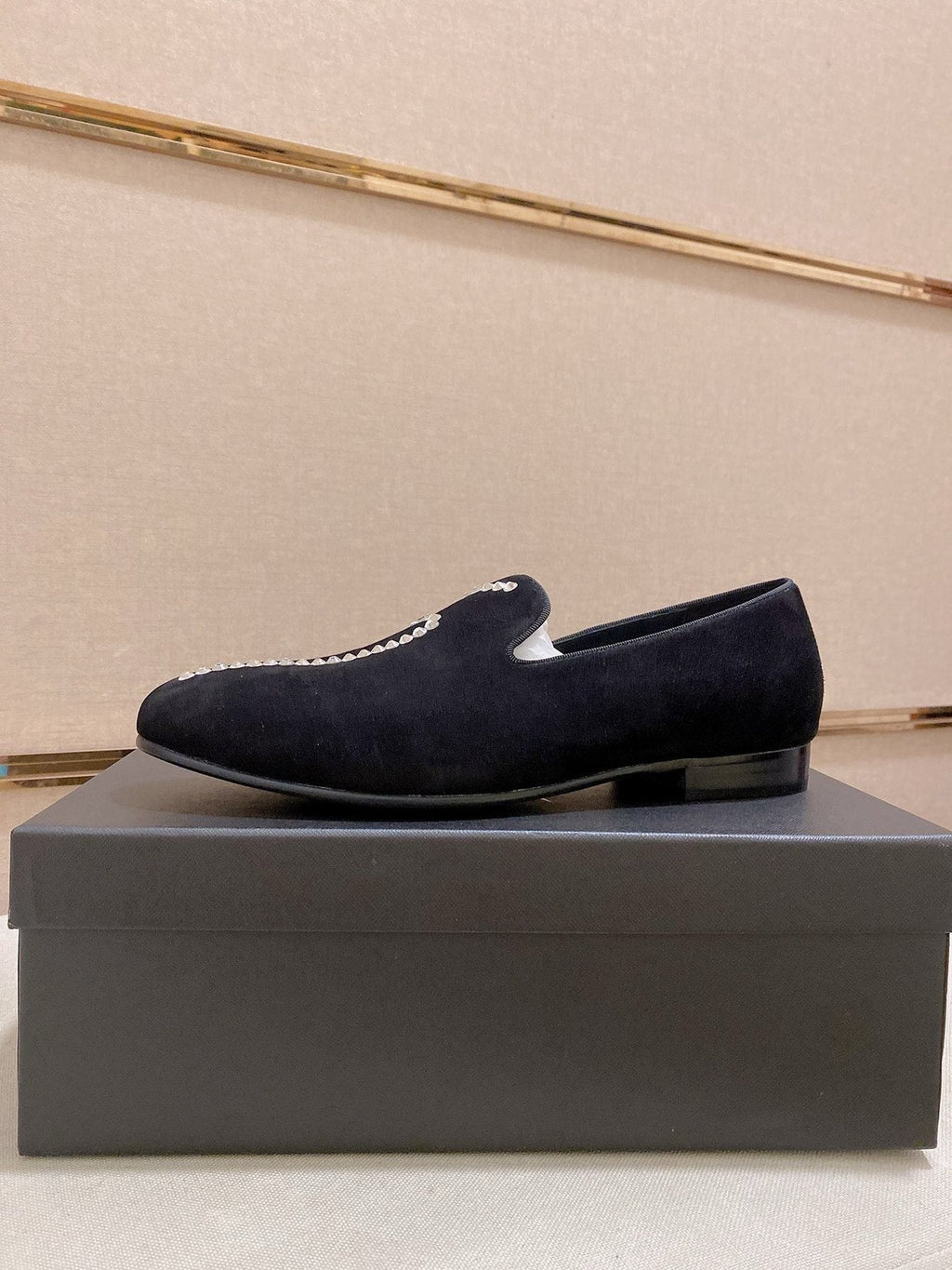 Giuseppe Zanotti Men's Rhinestone Loafers