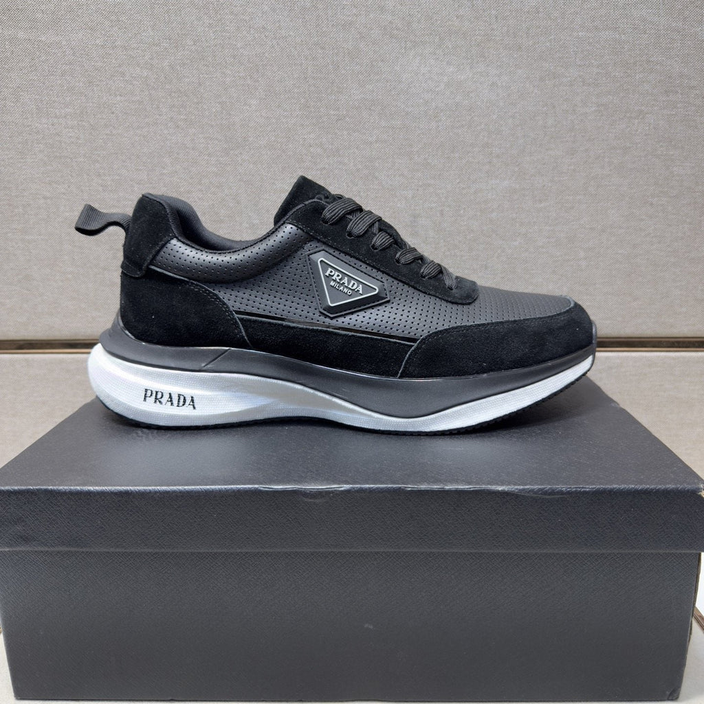 Prada Mesh Panel Sneakers