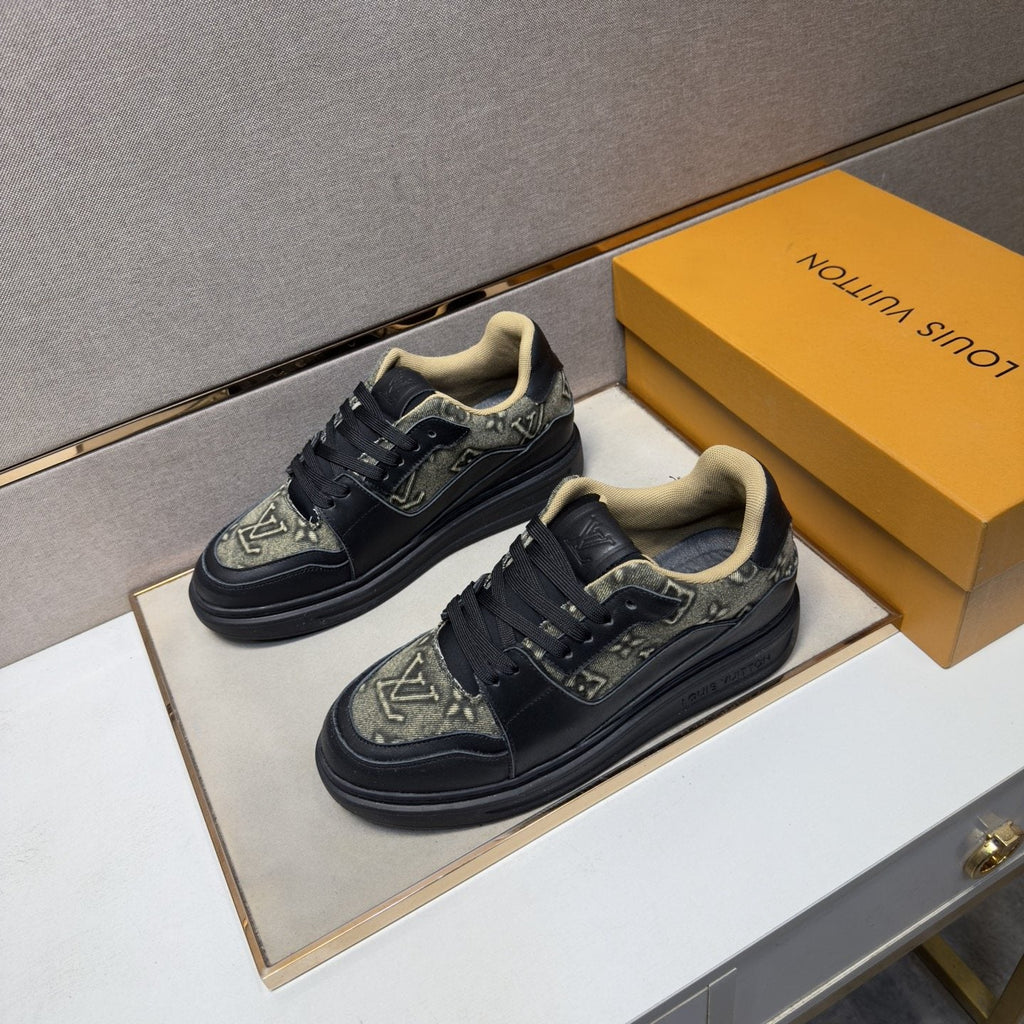 Louis Vuitton Men's Panel Low-Top Sneakers