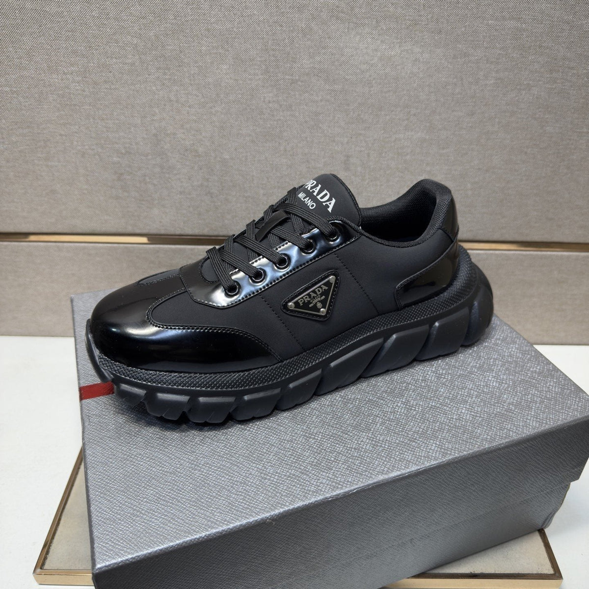 Prada Men's Chunky Sole Sneakers